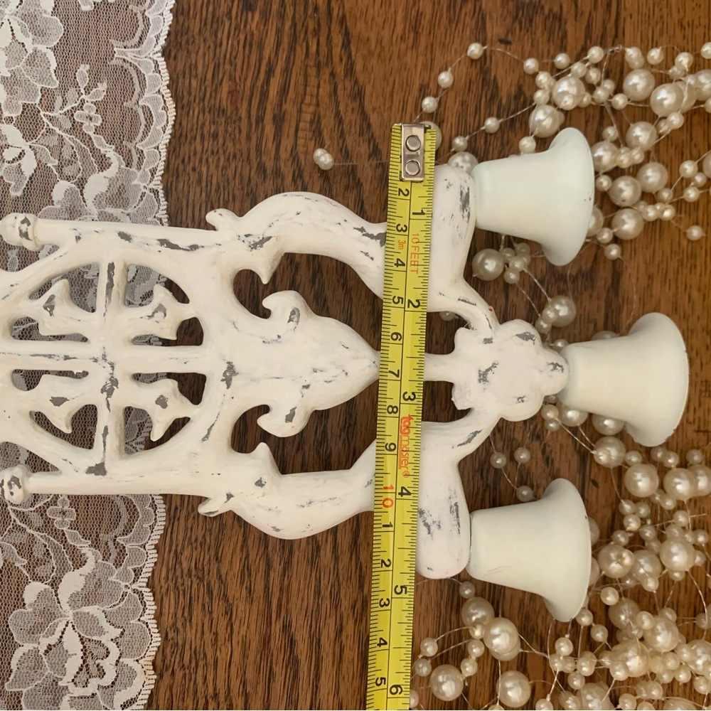 Shabby Chic Candle holder. - Picture 6 of 7